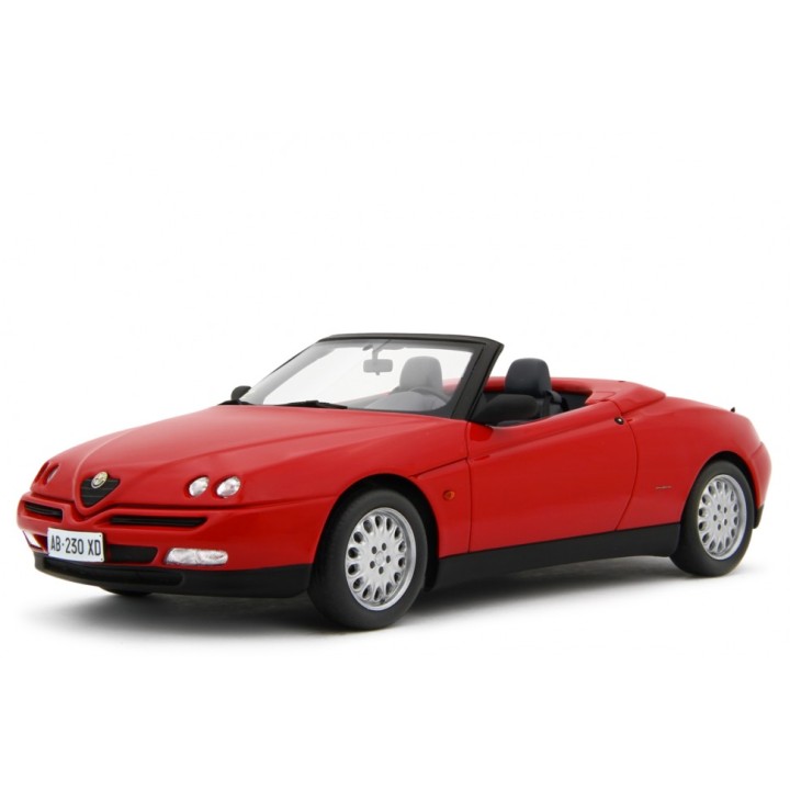 Alfa Romeo Spider 2.0 T.Spark 16V 1995 red, Laudoracing-Model 1/18 scale