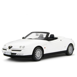 Alfa Romeo Spider 2.0 T.Spark 16V 1995 white, Laudoracing-Model 1/18 scale