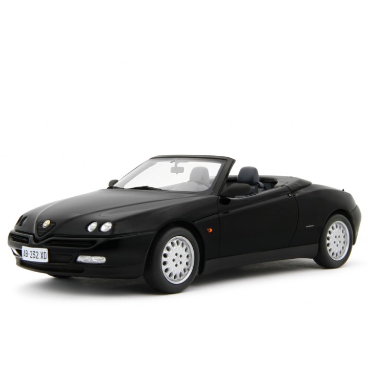 Alfa Romeo Spider 2.0 T.Spark 16V 1995 black, Laudoracing-Model 1/18 scale