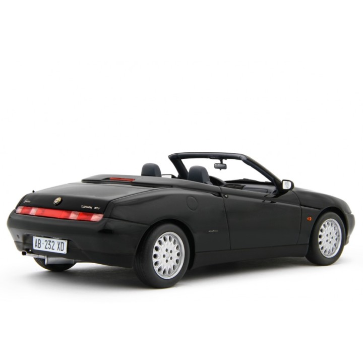 Alfa Romeo Spider 2.0 T.Spark 16V 1995 black, Laudoracing-Model 1/18 scale