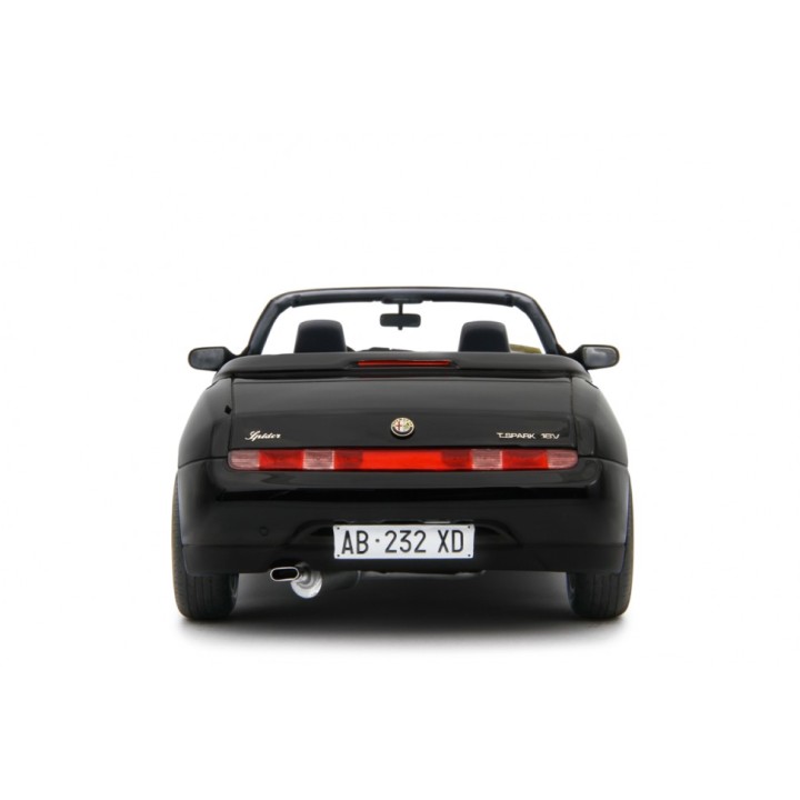 Alfa Romeo Spider 2.0 T.Spark 16V 1995 black, Laudoracing-Model 1/18 scale
