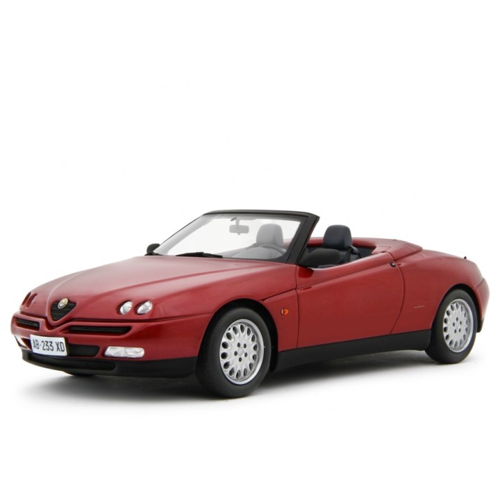 Alfa Romeo Spider 2.0 T.Spark 16V 1995 red, Laudoracing-Model 1/18 scale