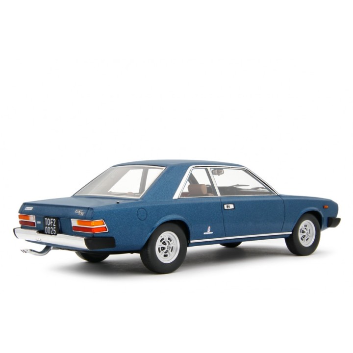 Fiat 130 Coupe 1971 blue, Laudoracing-Model 1/18 scale