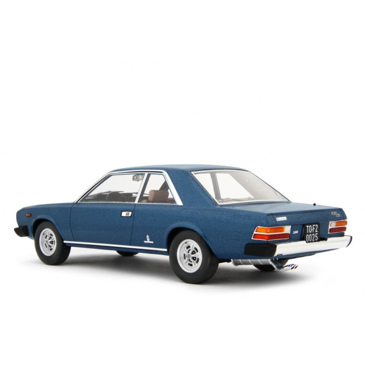 Fiat 130 Coupe 1971 blue, Laudoracing-Model 1/18 scale
