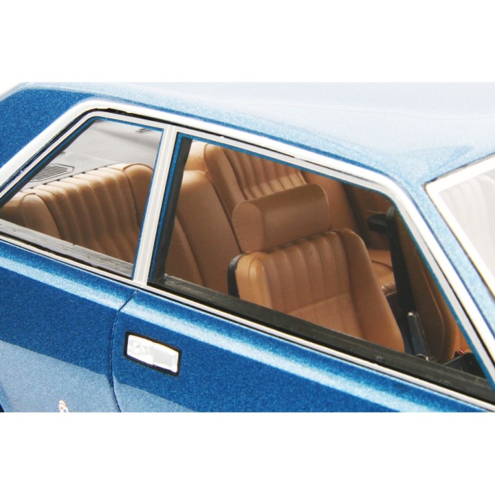Fiat 130 Coupe 1971 blue, Laudoracing-Model 1/18 scale