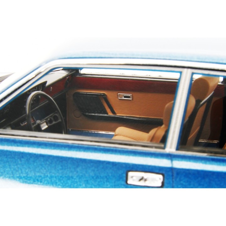 Fiat 130 Coupe 1971 blue, Laudoracing-Model 1/18 scale