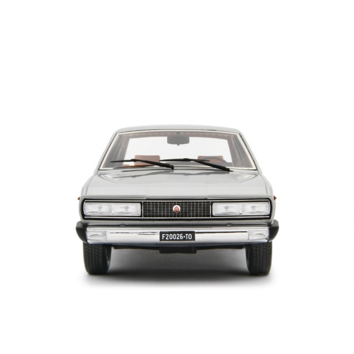 Fiat 130 Coupe 1971 silver, Laudoracing-Model 1/18 scale