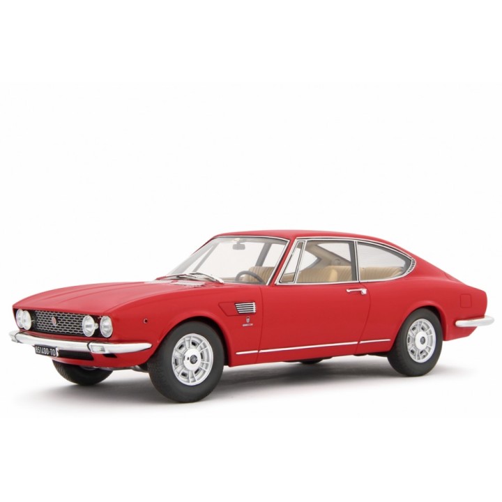 Fiat Dino Coupé 2000 1967 red, Laudoracing-Model 1/18 scale