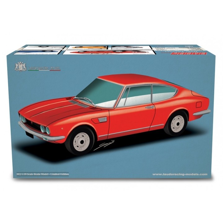 Fiat Dino Coupé 2000 1967 blue, Laudoracing-Model 1/18 scale