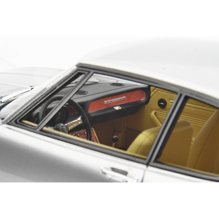 Fiat Dino Coupé 2000 1967 silver, Laudoracing-Model 1/18 scale