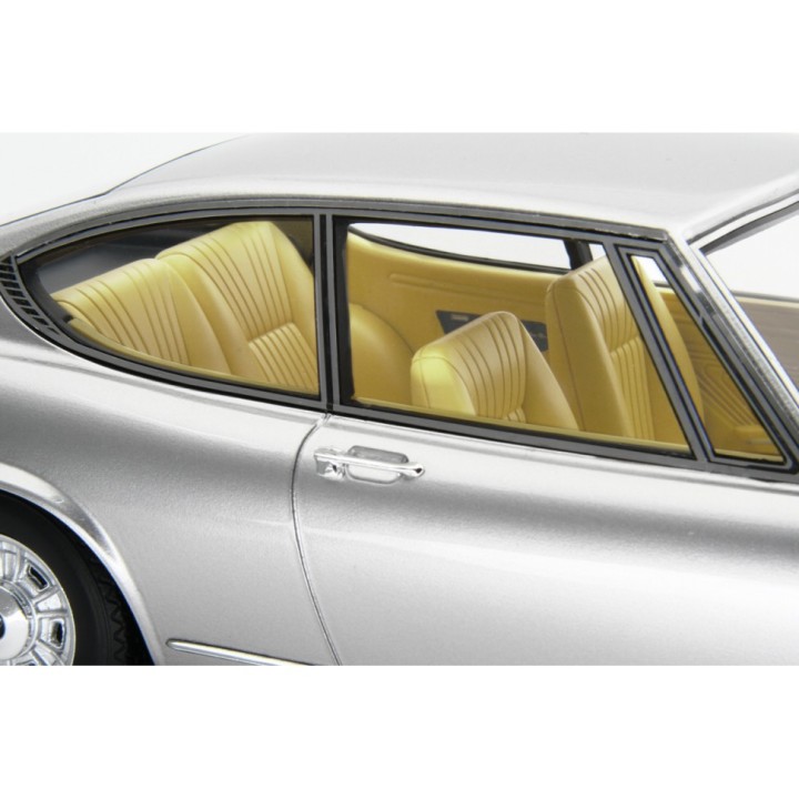 Fiat Dino Coupé 2000 1967 stříbrná, Laudoracing-Model 1:18