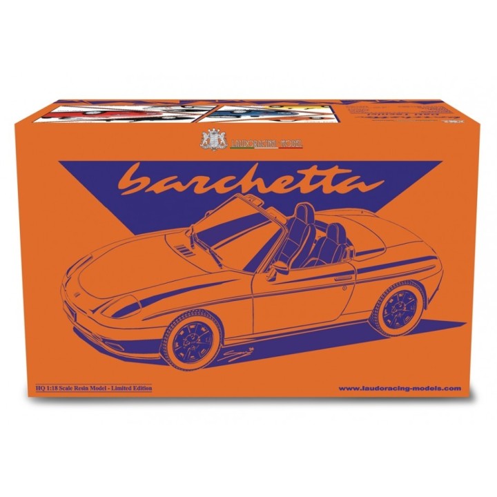 Fiat Barchetta 1995 orange, Laudoracing-Model 1/18 scale