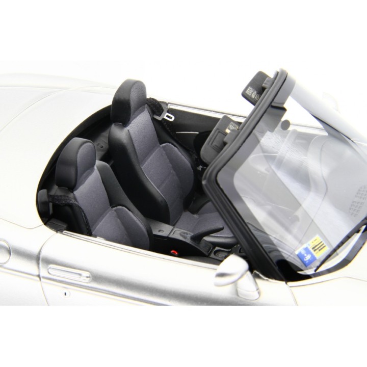 Fiat Barchetta 1995 silver, Laudoracing-Model 1/18 scale