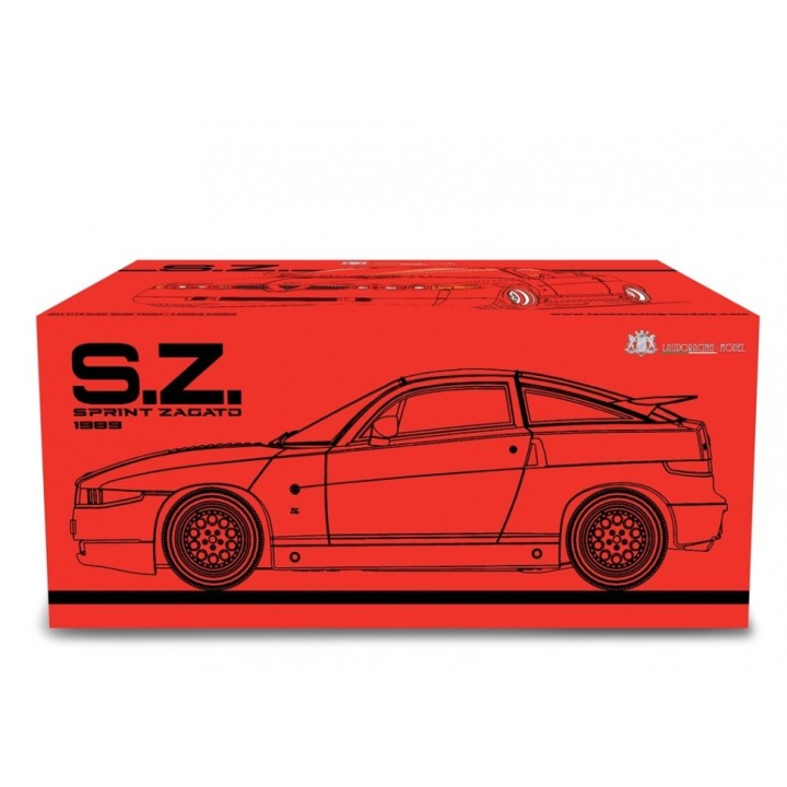 Alfa Romeo SZ (Es 30) 1989 red, Laudoracing-Model 1/18 scale