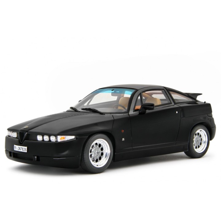Alfa Romeo SZ (Es 30) 1989 black, Laudoracing-Model 1/18 scale
