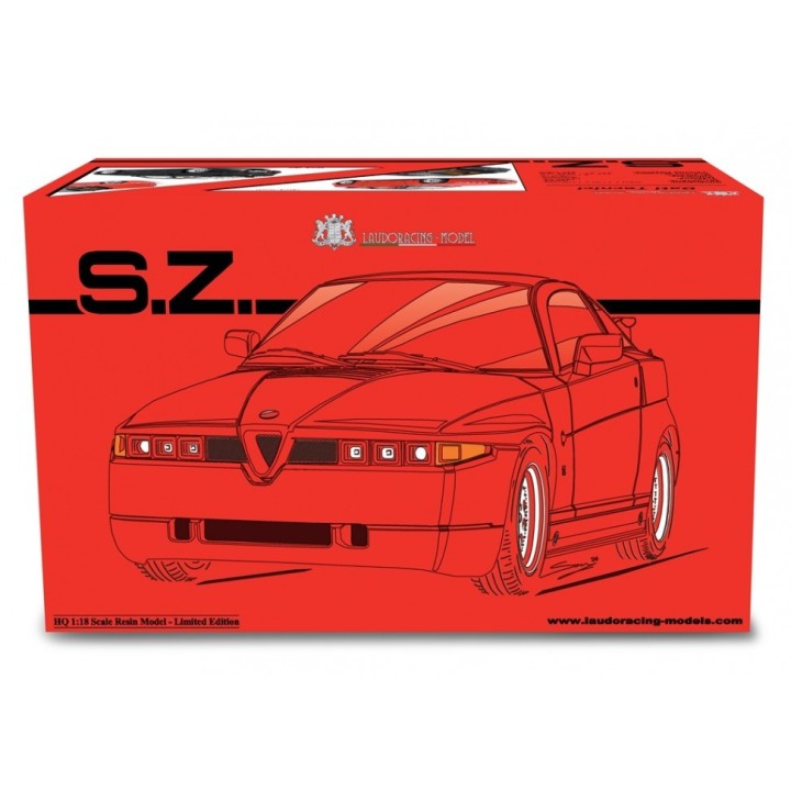 Alfa Romeo SZ (Es 30) 1989 černá, Laudoracing-Model 1:18