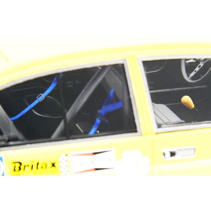 Alfa Romeo Alfetta Gr.2 Autodelta Rally 4 Regioni 1975 Svizzero - Masetto yellow, Laudoracing-Model 1/18 scale