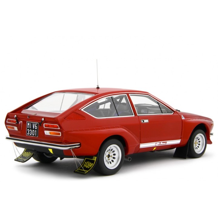 Alfa Romeo Alfetta Gr.2 Autodelta Rally Muletto 1975 red, Laudoracing-Model 1/18 scale