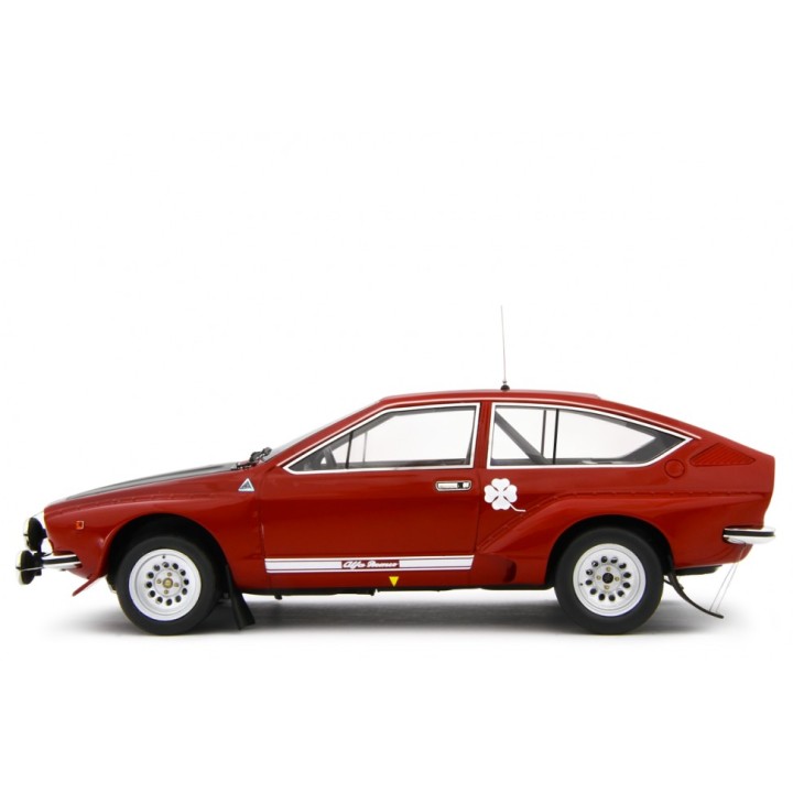 Alfa Romeo Alfetta Gr.2 Autodelta Rally Muletto 1975 red, Laudoracing-Model 1/18 scale