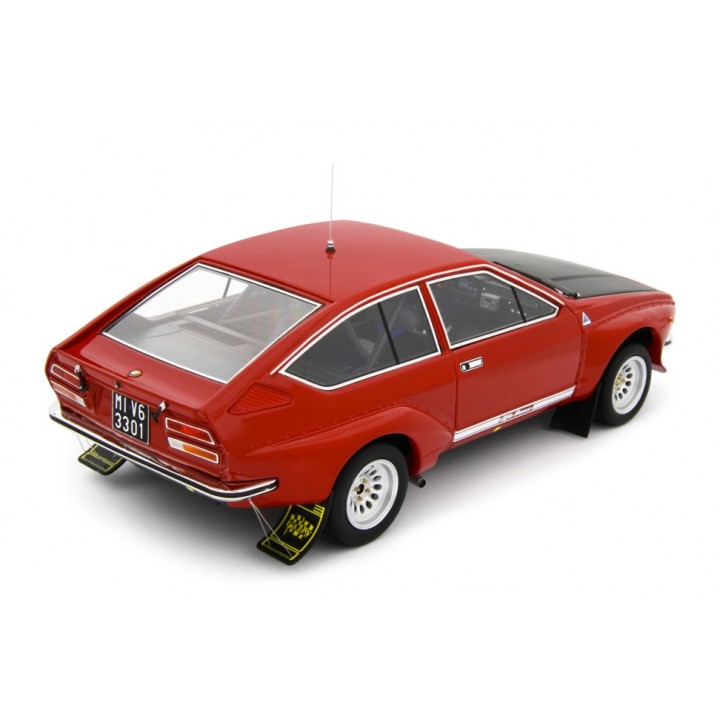 Alfa Romeo Alfetta Gr.2 Autodelta Rally Muletto 1975 red, Laudoracing-Model 1/18 scale