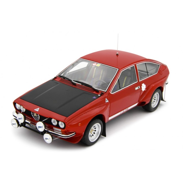Alfa Romeo Alfetta Gr.2 Autodelta Rally Muletto 1975 red, Laudoracing-Model 1/18 scale