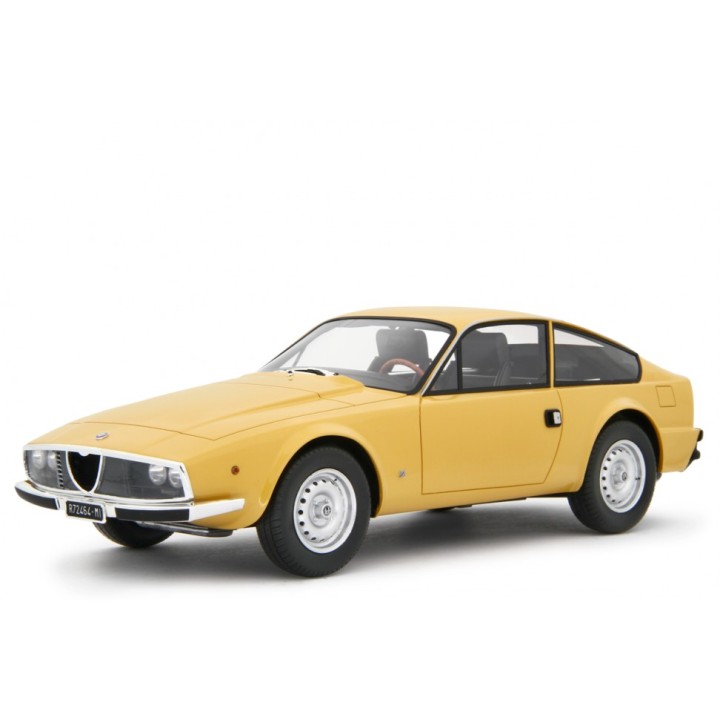 Alfa Romeo Giulia Coupé 1600 GT Junior Zagato 1972 yellow, Laudoracing-Model 1/18 scale