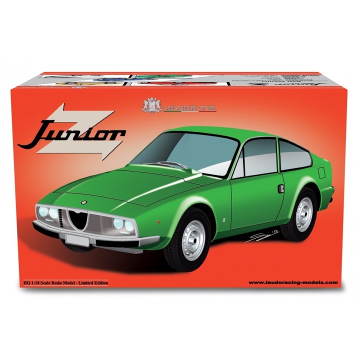 Alfa Romeo Giulia Coupé 1600 GT Junior Zagato 1972 silver, Laudoracing-Model 1/18 scale