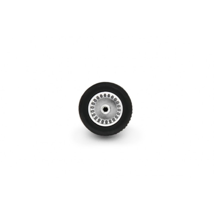 Set wheels for Alfa Romeo 75 silver, Laudoracing Model 1/18 scale