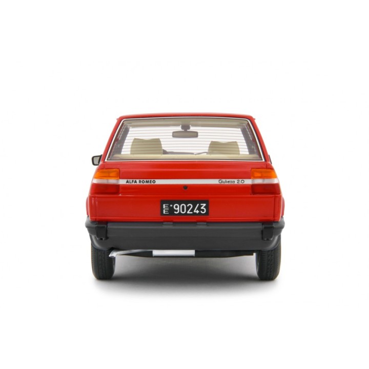 Alfa Romeo Giulietta 2.0 1980 red, Laudoracing-Model 1/18 scale