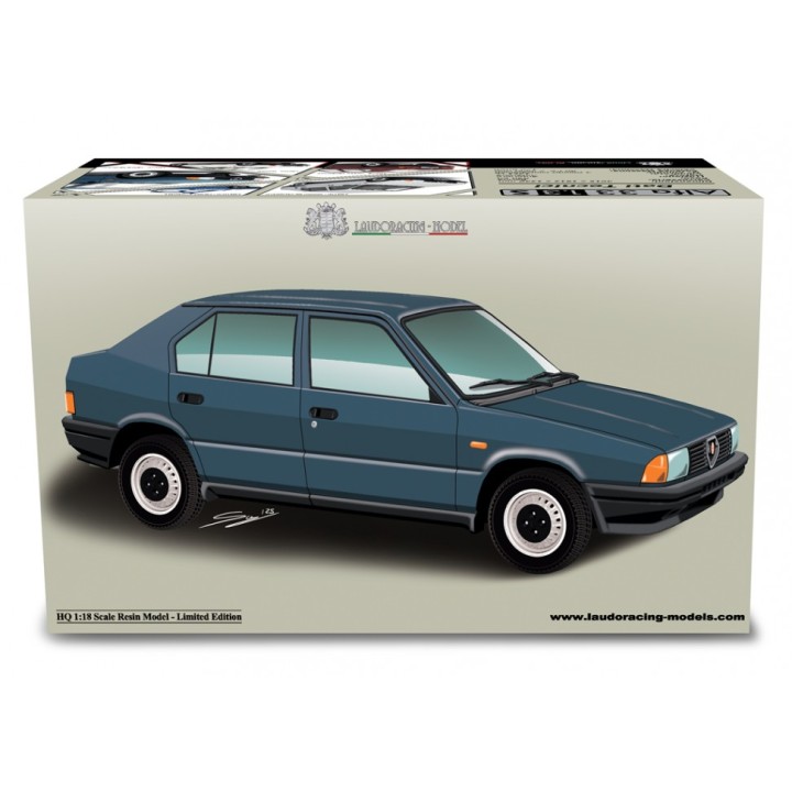 Alfa Romeo 33 1.3S Edizione 1985 silver, Laudoracing-Model 1/18 scale