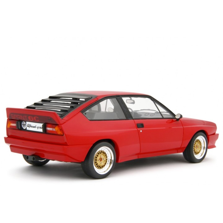Alfa Romeo Sprint 6C Prototipo Autodelta 1982 červená, Laudoracing-Model 1:18