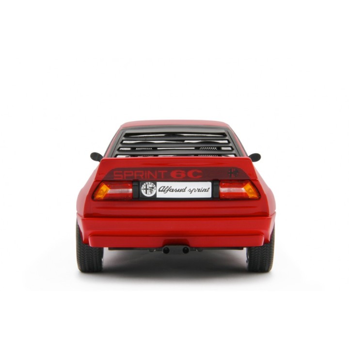 Alfa Romeo Sprint 6C Prototipo Autodelta 1982 red, Laudoracing-Model 1/18 scale