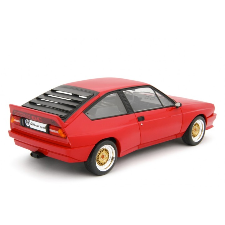 Alfa Romeo Sprint 6C Prototipo Autodelta 1982 red, Laudoracing-Model 1/18 scale