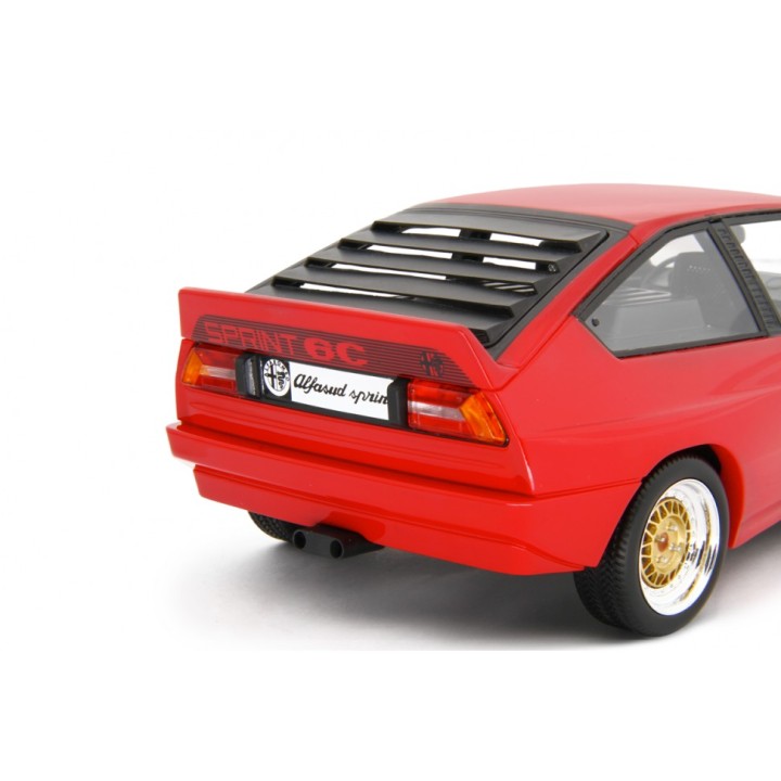 Alfa Romeo Sprint 6C Prototipo Autodelta 1982 red, Laudoracing-Model 1/18 scale