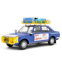 Alfa Romeo Alfetta 1.8 Raid Capo Nord Capo Sud 1973 blue, Laudoracing-Model 1/18 scale