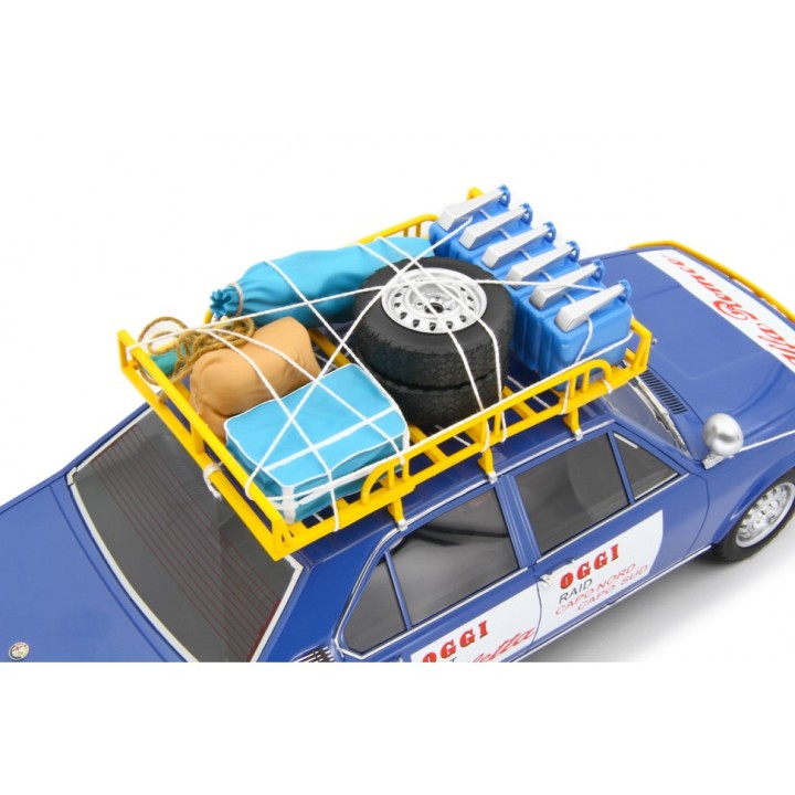 Alfa Romeo Alfetta 1.8 Raid Capo Nord Capo Sud 1973 modrá, Laudoracing-Model 1:18