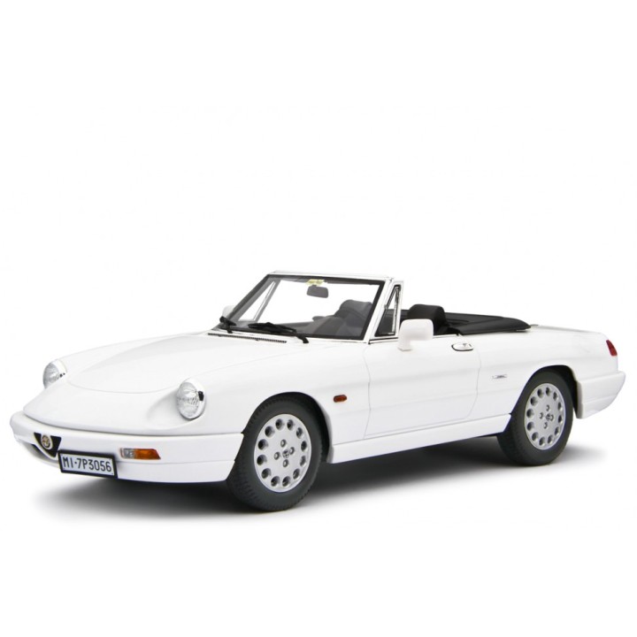 Alfa Romeo Spider 1.6 - 2.0i 1990 white, Laudoracing-Model 1/18 scale