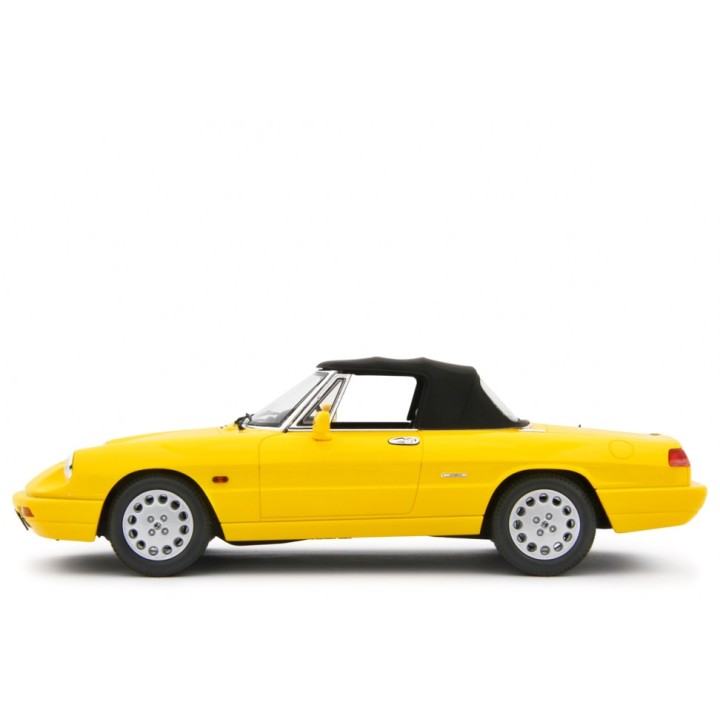 Alfa Romeo Spider 1.6 - 2.0i 1990 yellow, Laudoracing-Model 1/18 scale