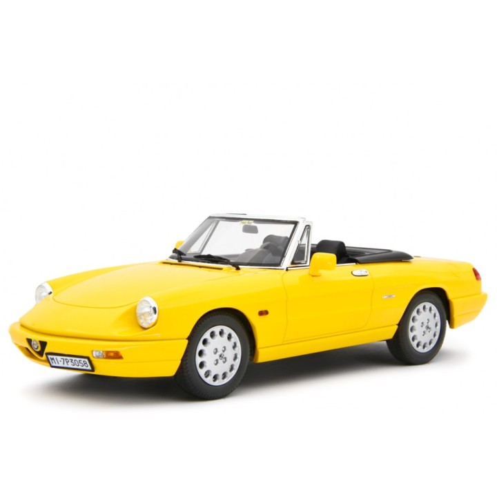 Alfa Romeo Spider 1.6 - 2.0i 1990 žlutá, Laudoracing-Model 1:18