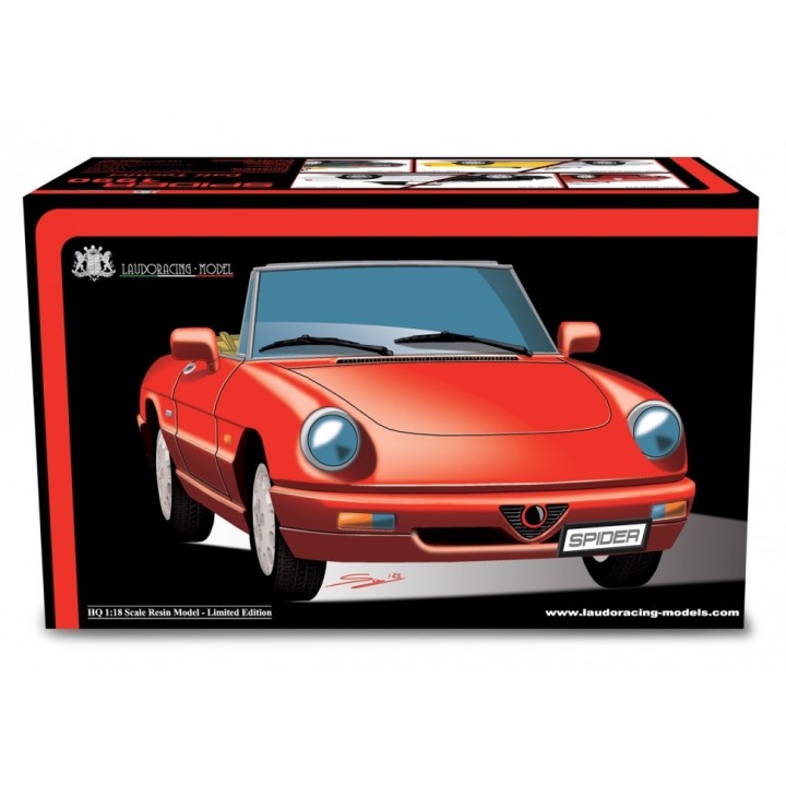 Alfa Romeo Spider 1.6 - 2.0i 1990 green, Laudoracing-Model 1/18 scale