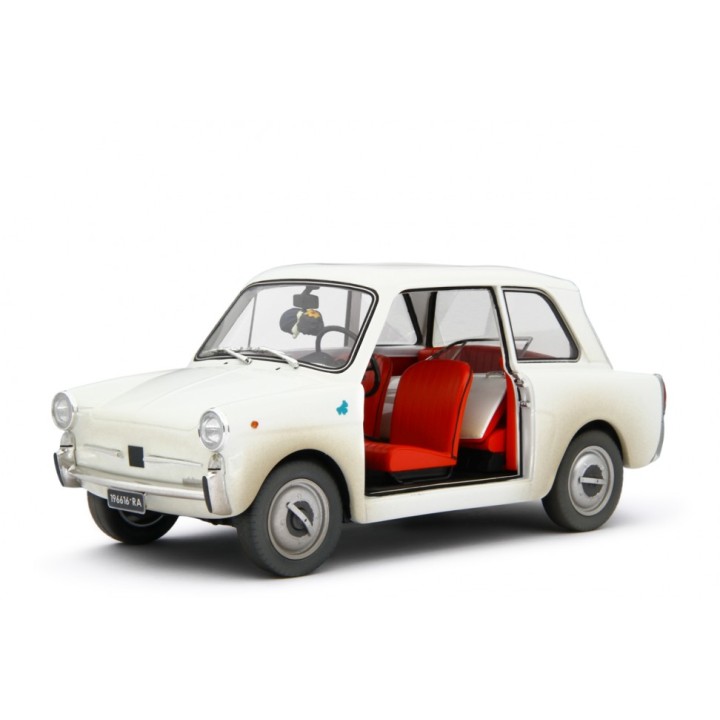 Autobianchi Bianchina 1962 "Scendi Merdone" bílá, Laudoracing-Model 1:18