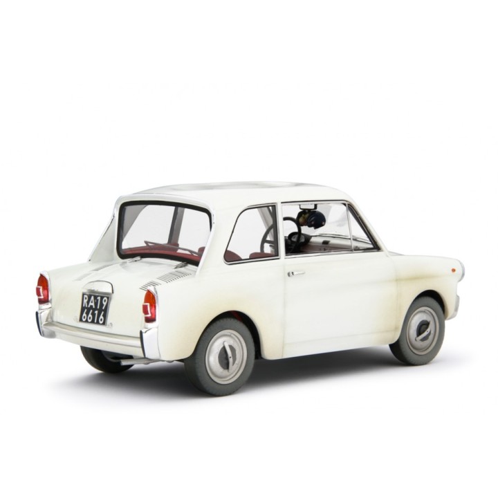 Autobianchi Bianchina 1962 "Scendi Merdone" white, Laudoracing-Model 1/18 scale