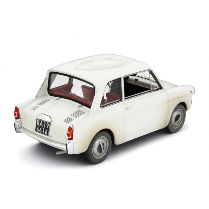 Autobianchi Bianchina 1962 "Scendi Merdone" white, Laudoracing-Model 1/18 scale
