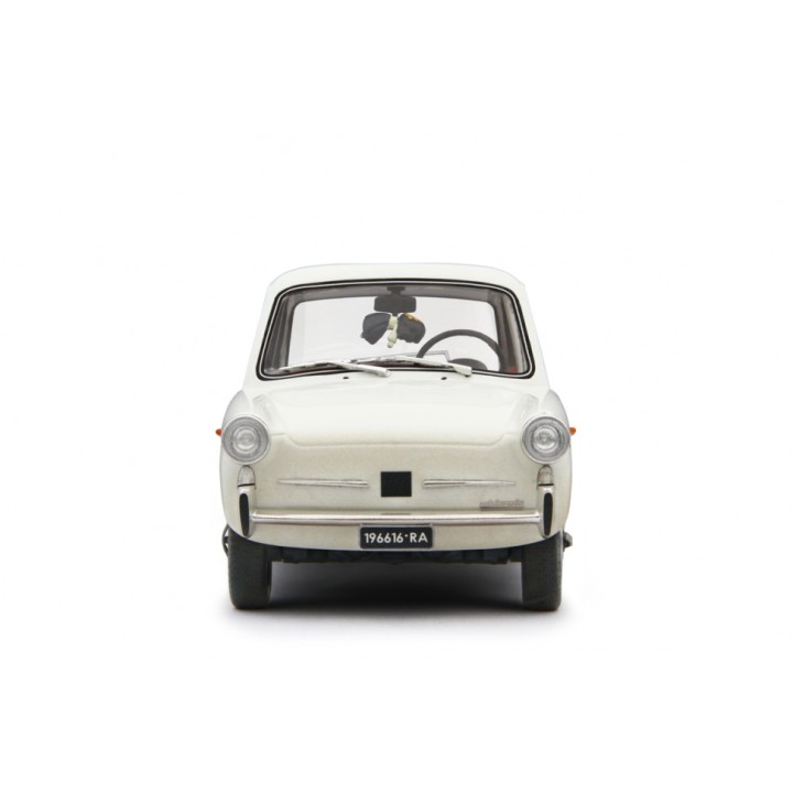 Autobianchi Bianchina 1962 "Scendi Merdone" white, Laudoracing-Model 1/18 scale