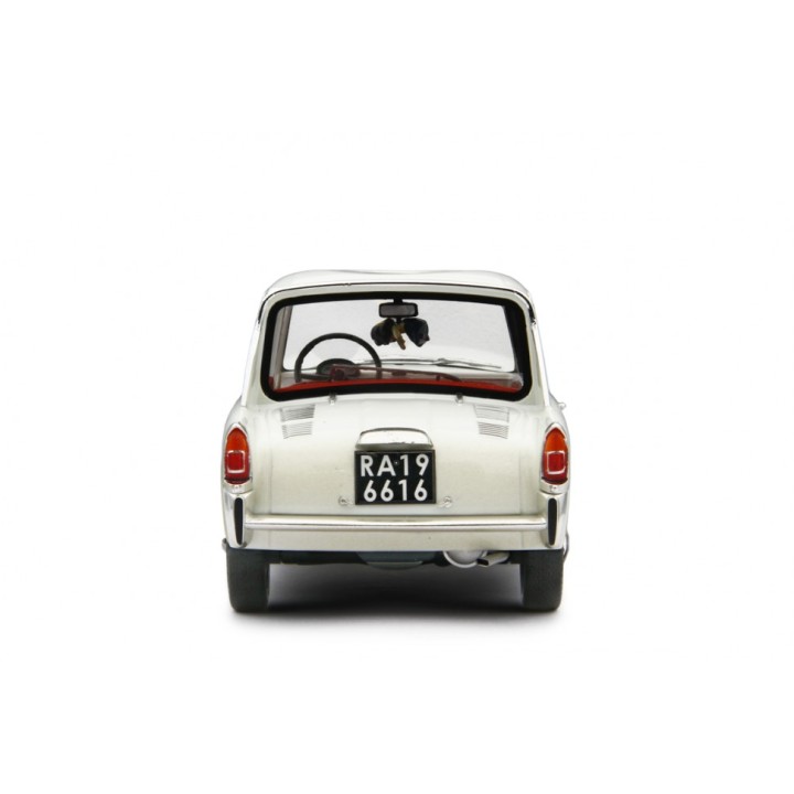 Autobianchi Bianchina 1962 "Scendi Merdone" white, Laudoracing-Model 1/18 scale