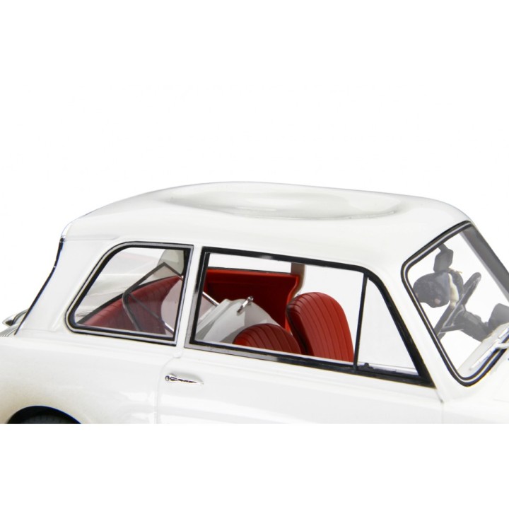 Autobianchi Bianchina 1962 "Scendi Merdone" bílá, Laudoracing-Model 1:18