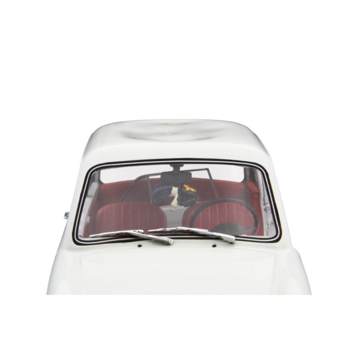 Autobianchi Bianchina 1962 "Scendi Merdone" bílá, Laudoracing-Model 1:18