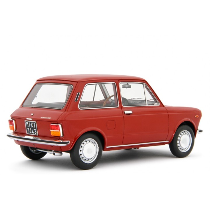 Autobianchi A112 1°Serie 1969 red, Laudoracing-Model 1/18 scale
