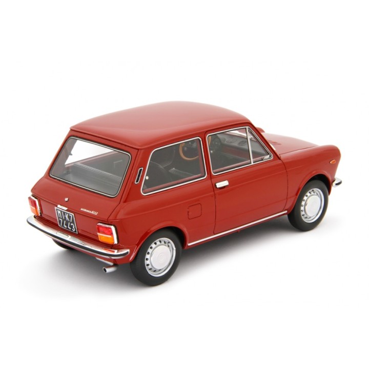 Autobianchi A112 1°Serie 1969 red, Laudoracing-Model 1/18 scale