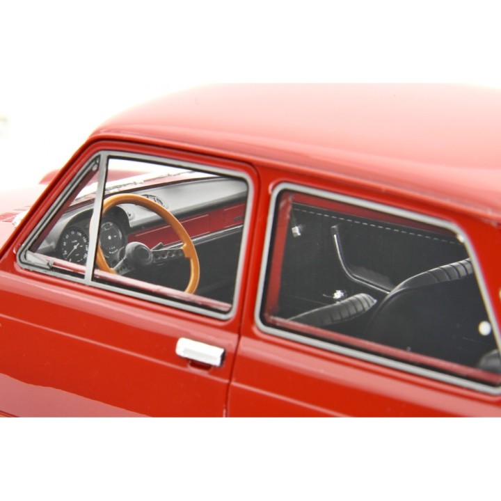 Autobianchi A112 1°Serie 1969 red, Laudoracing-Model 1/18 scale
